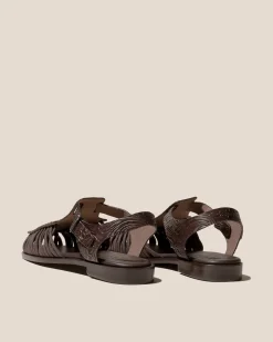 Women Hereu Studio Sandals<ALARO EMBOSSED VEG-TAN
