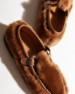 Hereu Studio Loafers<ALBER SHEARLING