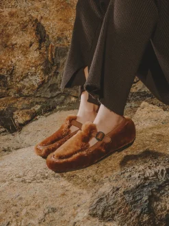 Hereu Studio Loafers<ALBER SHEARLING