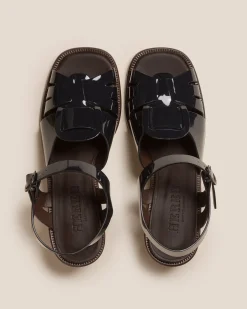 Women Hereu Studio Heels|Sandals<ANCORA SQUARED HEELED GLOSSY
