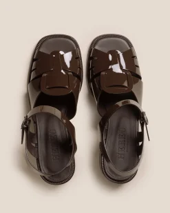 Women Hereu Studio Heels|Sandals<ANCORA SQUARED HEELED GLOSSY