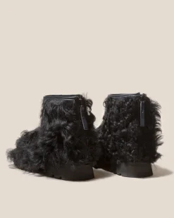 Women Hereu Studio Boots<ARMENTA LOW ZIPPED LONG HAIR