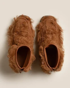 Women Hereu Studio Boots<ARMENTA LOW ZIPPED LONG HAIR