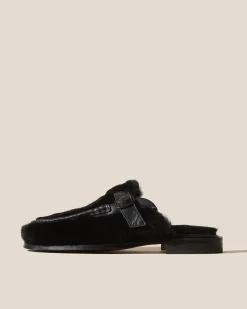 Women Hereu Studio Loafers<BARRACA SHEARLING