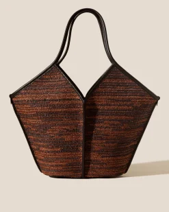 Women Hereu Studio Shoulder Bags|Tote Bags<CALELLA RAFFIA BICOLOUR