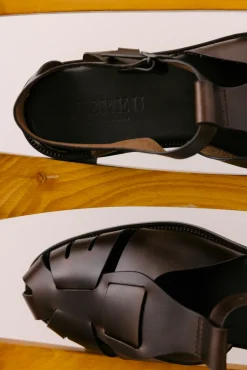 Hereu Studio Sandals<PESCA VEG-TAN